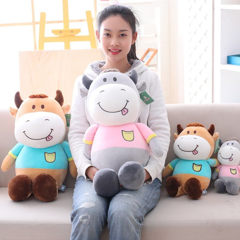 Cute Cow Plush Toy - TOY-PLU-78001 - Yangzhou burongfang - 42shops