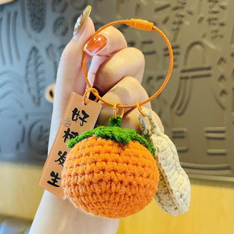 Cute Crochet Doll Fruit Keychain Pendant - TOY-PLU-62708 - Yiwumanmiao - 42shops