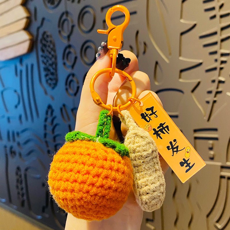 Cute Crochet Doll Fruit Keychain Pendant - TOY-PLU-62707 - Yiwumanmiao - 42shops
