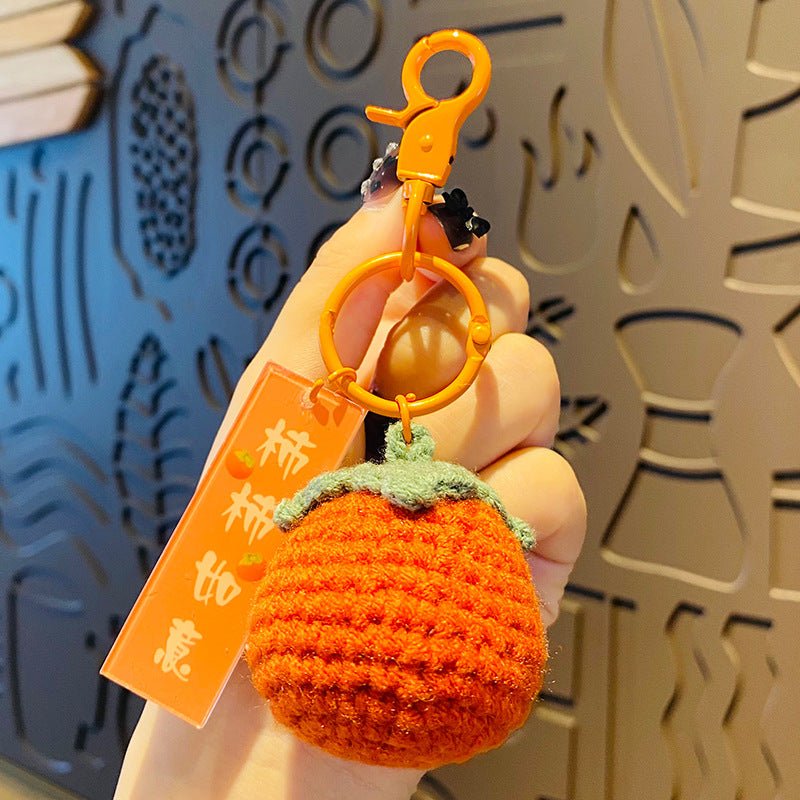 Cute Crochet Doll Fruit Keychain Pendant - TOY-PLU-62704 - Yiwumanmiao - 42shops