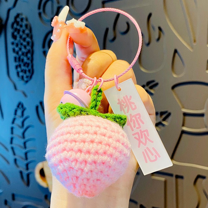 Cute Crochet Doll Fruit Keychain Pendant - TOY-PLU-62706 - Yiwumanmiao - 42shops