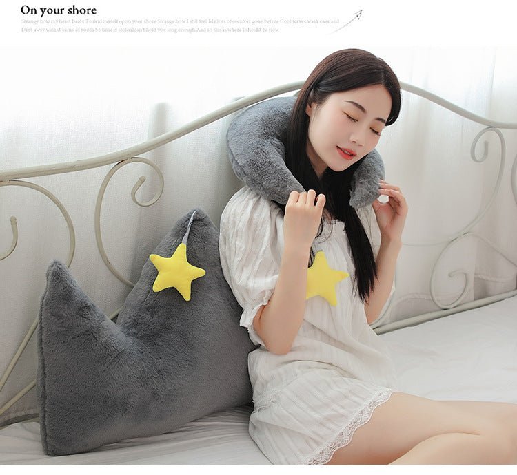 Cute Crown Moon Heart Triangle Star Pillow - TOY-PLU-86858 - Yangzhoumeixuan - 42shops