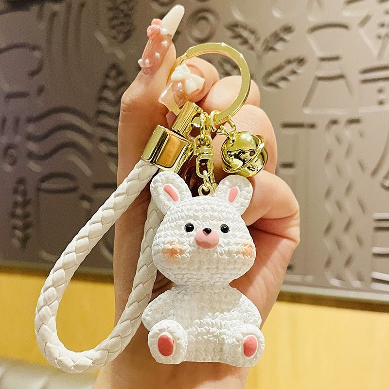 Cute Dinosaur Bunny Chicken Pig Resin Keychain - TOY-ACC-19603 - Yiwumanmiao - 42shops