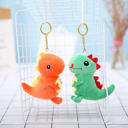 Cute Dinosaur Plush Keychain Multicolor - TOY-PLU-93503 - Gaomishiqinghua - 42shops