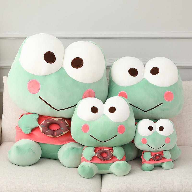 Cute Donut Big Eyes Frog Stuffed Plush Toy - TOY-PLU-88201 - Jiangsujinsujiaju - 42shops