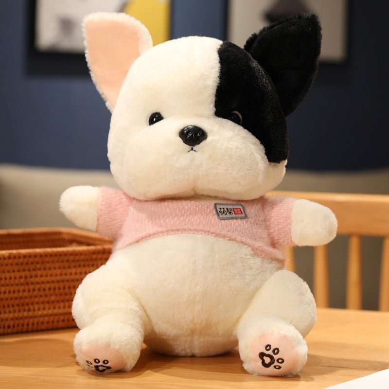 Cute Dressing Dog Plush Toys pink 25 cm/9.8 inches 