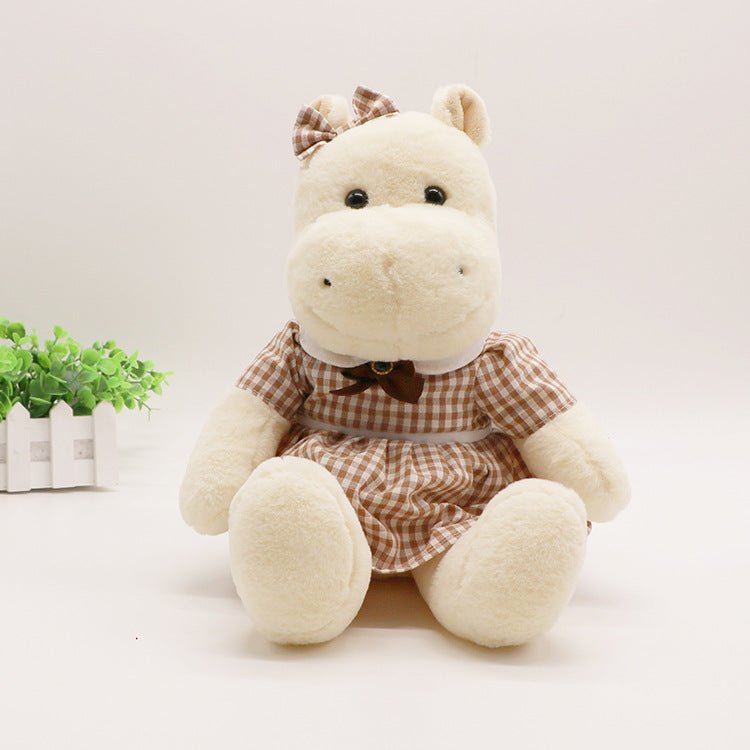 Cute Dressing Hippo Plush Toy - TOY-PLU-80303 - jimomingren - 42shops