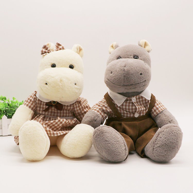 Cute Dressing Hippo Plush Toy - TOY-PLU-80301 - jimomingren - 42shops