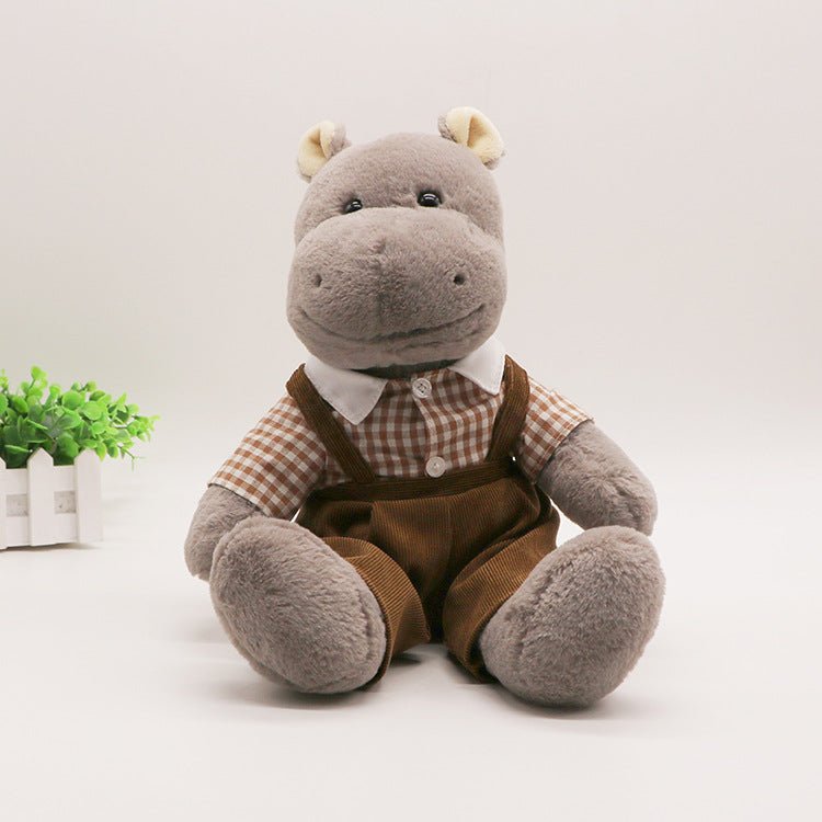 Cute Dressing Hippo Plush Toy - TOY-PLU-80301 - jimomingren - 42shops