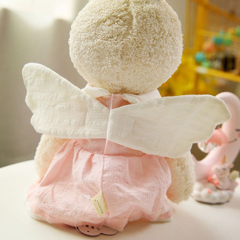 Cute Dressing White Brown Bunny Plush Toy - TOY-PLU-89137 - Yangzhoujijia - 42shops