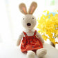 Cute Dressing White Brown Bunny Plush Toy - TOY-PLU-89125 - Yangzhoujijia - 42shops