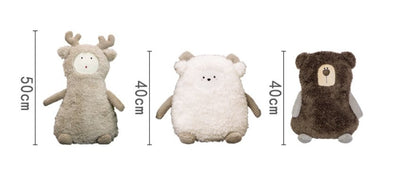 Cute Elk Bear Lamb Plush Toy Fluffy Animal Doll - TOY-PLU-33603 - Yangzhoubishiwei - 42shops
