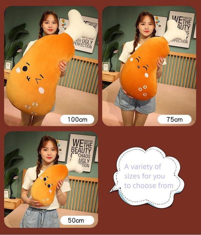 Cute Emotion Drumstick Plush Pillow Chicken Leg Toy - TOY-PLU-86907 - Yangzhoumeixuan - 42shops
