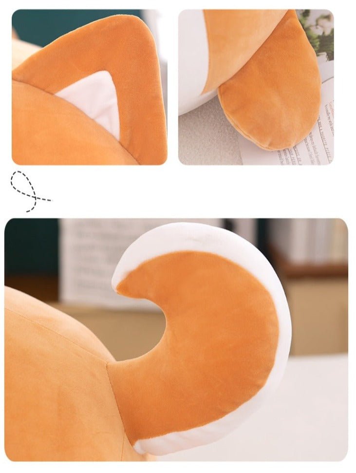 Cute Fat Corgi Plush Toy Pillow - TOY-PLU-18909 - Baoding baigouxincheng zaozaomao - 42shops
