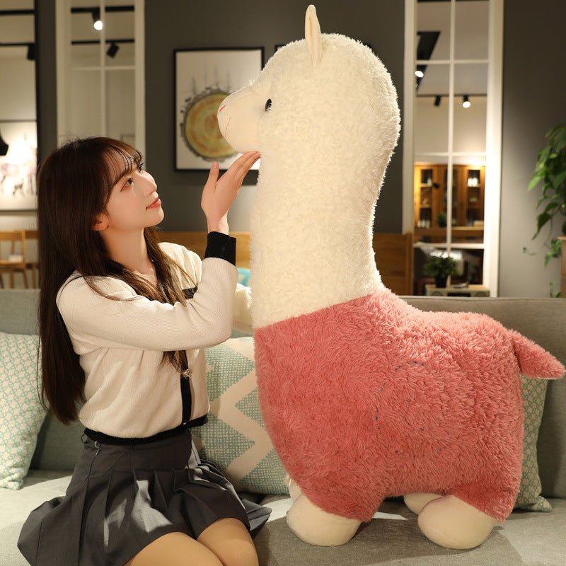 Cute Fluffy Alpaca Plush Toy Plush Cushion - TOY-PLU-26101 - Yiwu xuqiang - 42shops