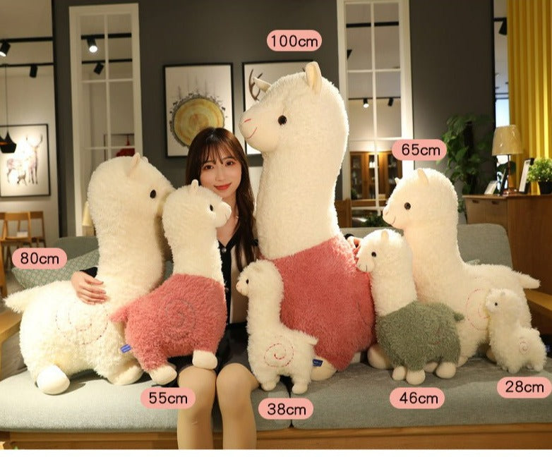 Cute Fluffy Alpaca Plush Toy Plush Cushion - TOY-PLU-26115 - Yiwu xuqiang - 42shops