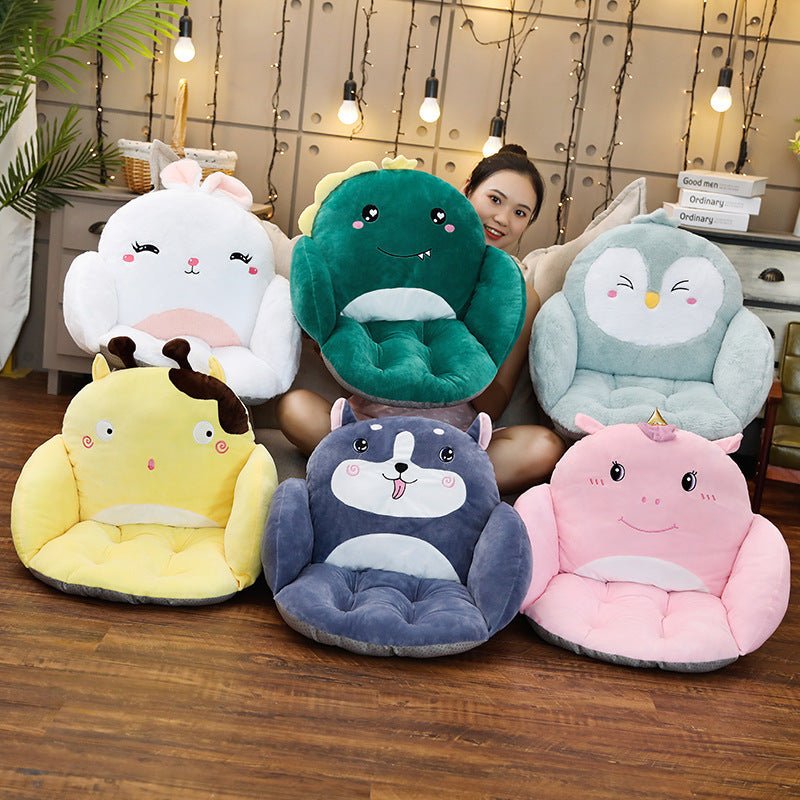 Cute Fluffy Animal Plush Cushions Multicolor - TOY-PLU-39501 - Yangzhoukeshibei - 42shops