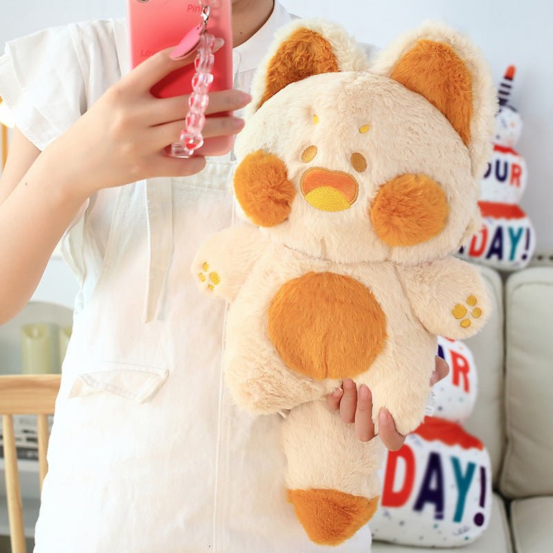 Cute Fluffy Cat Plush Toy Multicolor - TOY-PLU-88513 - Yangzhoumeixuan - 42shops