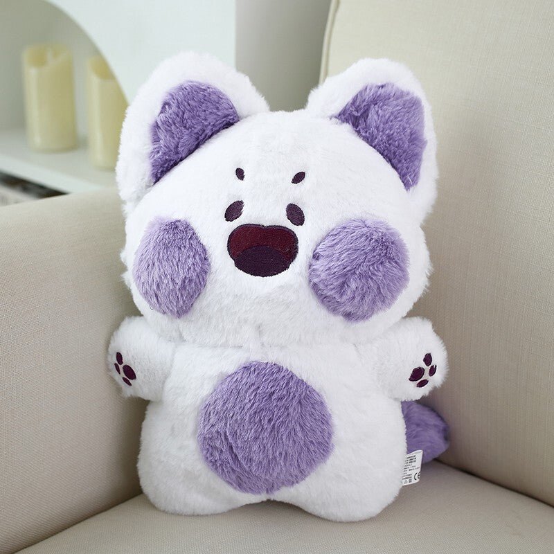 Cute Fluffy Cat Plush Toy Multicolor - TOY-PLU-88507 - Yangzhoumeixuan - 42shops