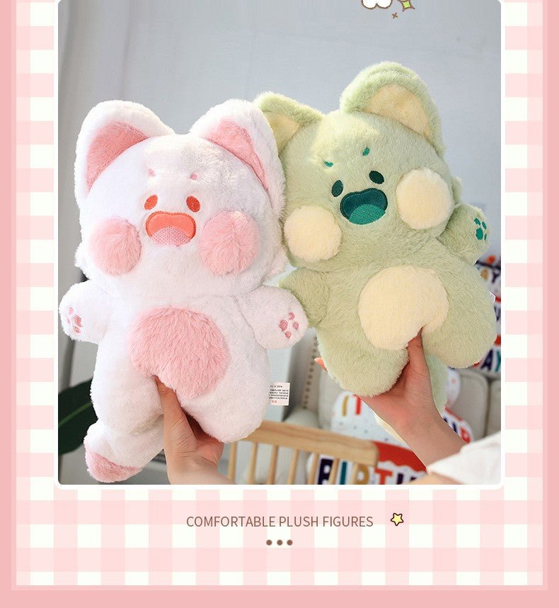 Cute Fluffy Cat Plush Toy Multicolor - TOY-PLU-88517 - Yangzhoumeixuan - 42shops