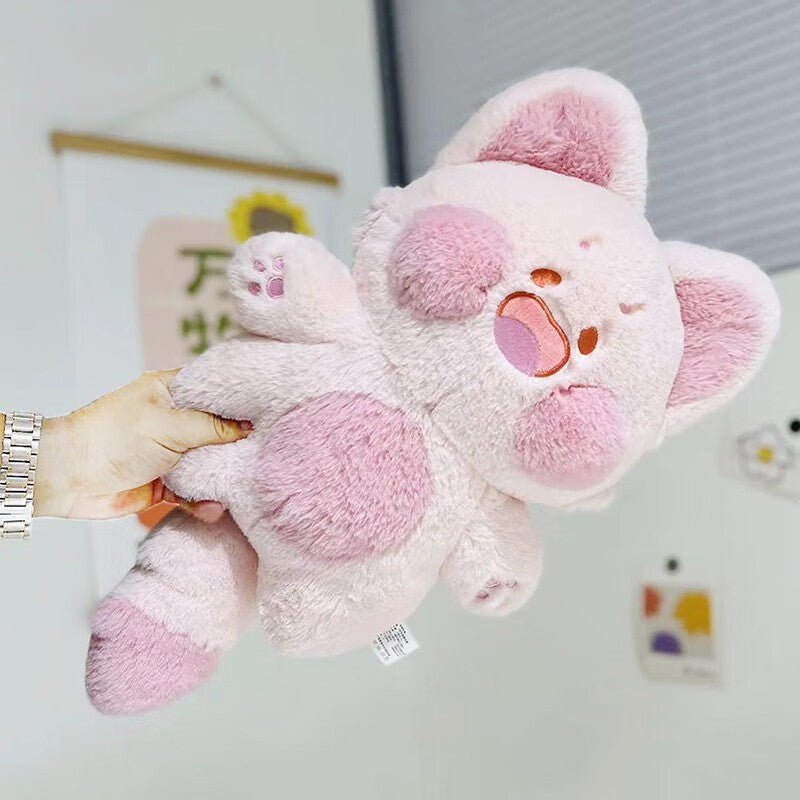 Cute Fluffy Cat Plush Toy Multicolor - TOY-PLU-88511 - Yangzhoumeixuan - 42shops