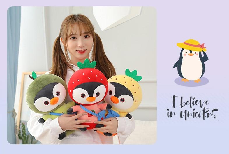Cute Fruit Penguin Plush Toy - TOY-PLU-98915 - Yangzhou burongfang - 42shops