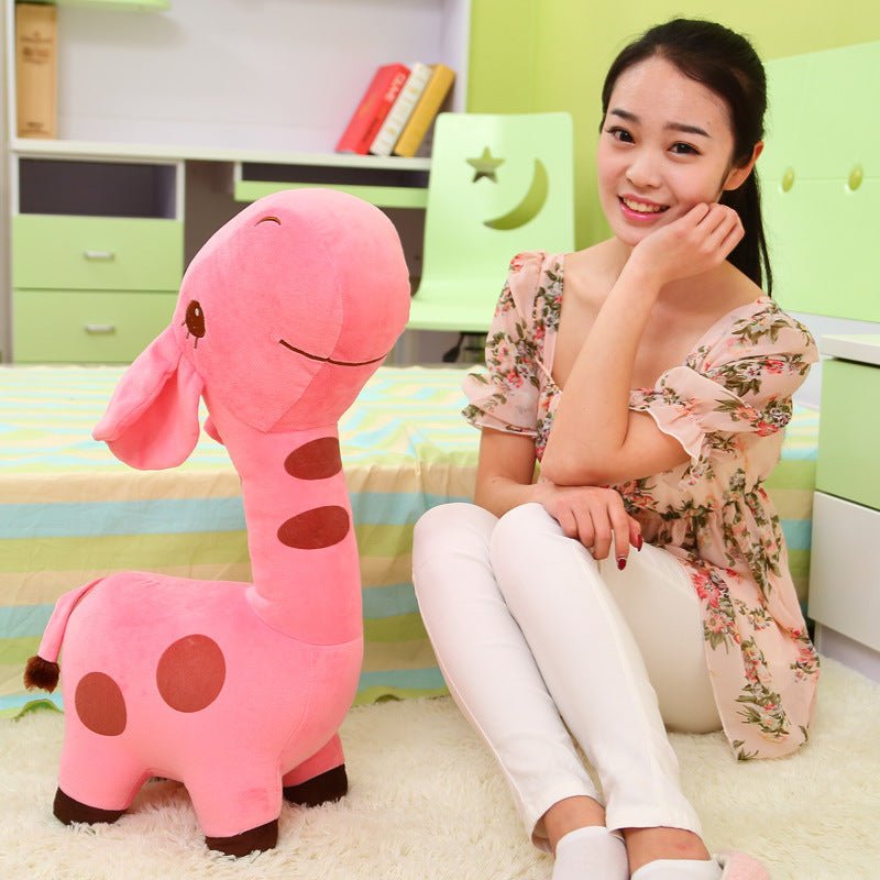 Cute Giraffe Stuffed Animal Plush Toy Multi-color - TOY-PLU-82113 - Yangzhoumuka - 42shops
