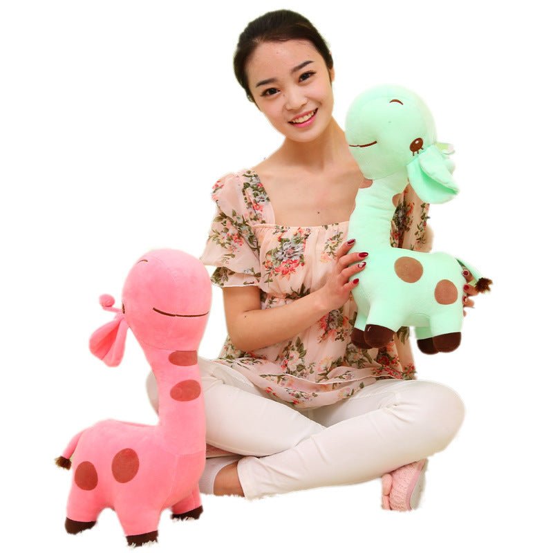 Cute Giraffe Stuffed Animal Plush Toy Multi-color - TOY-PLU-82113 - Yangzhoumuka - 42shops