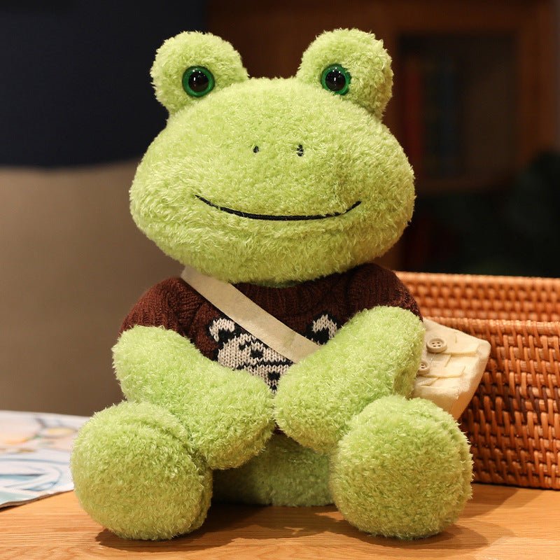 Cute Green Frog Plush Doll - TOY-PLU-76306 - Yangzhoumuka - 42shops