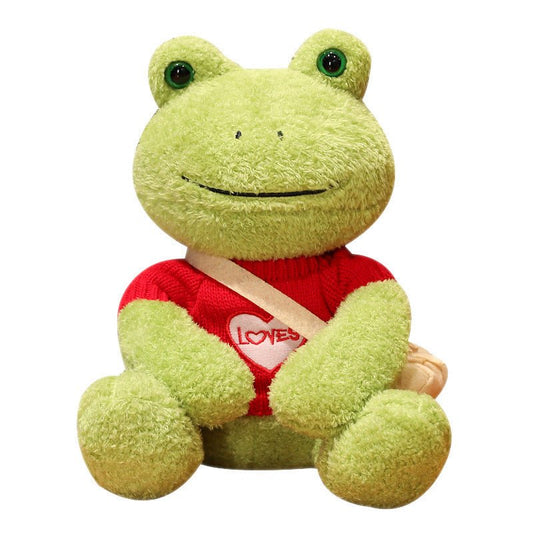 Cute Green Frog Plush Doll - TOY-PLU-76305 - Yangzhoumuka - 42shops