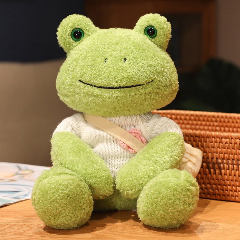 Green frog deals doll