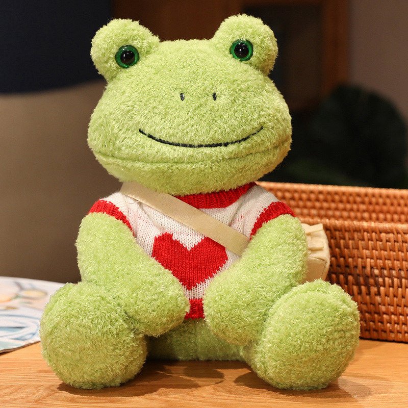 Cute Green Frog Plush Doll - TOY-PLU-76303 - Yangzhoumuka - 42shops