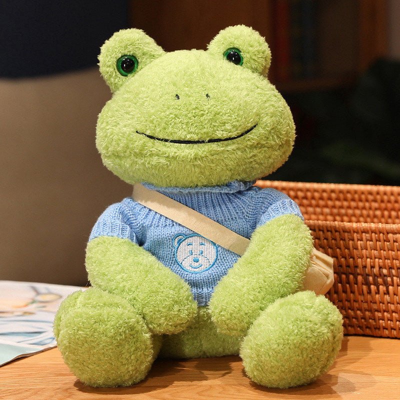 Cute Green Frog Plush Doll - TOY-PLU-76312 - Yangzhoumuka - 42shops