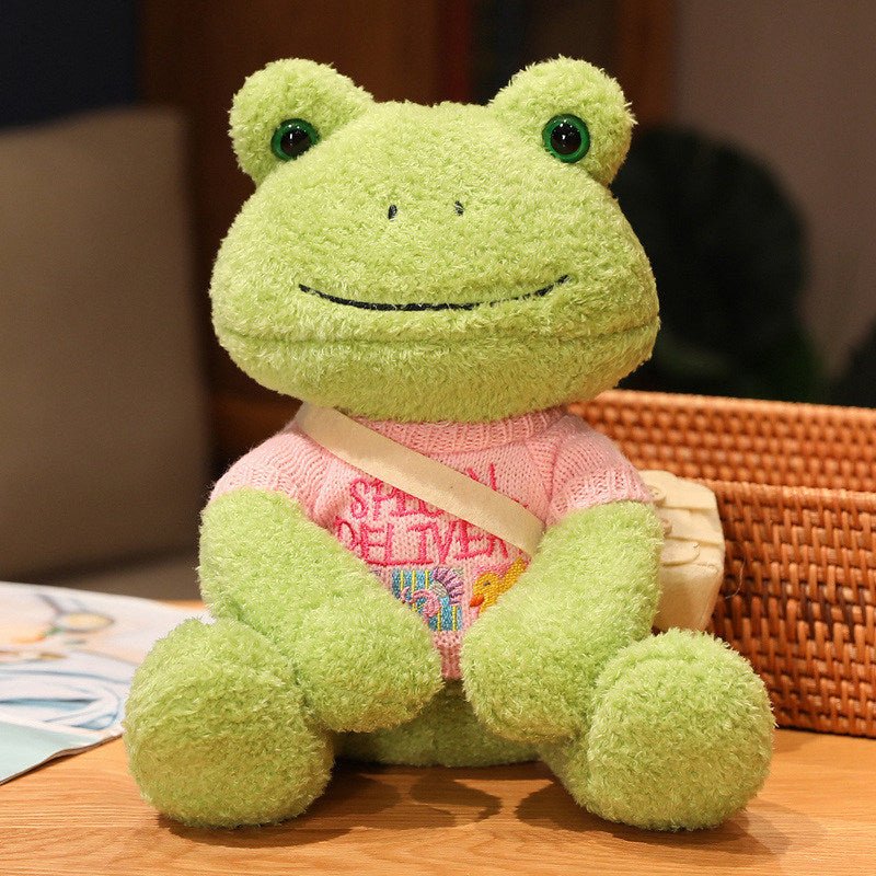 Cute Green Frog Plush Doll - TOY-PLU-76310 - Yangzhoumuka - 42shops