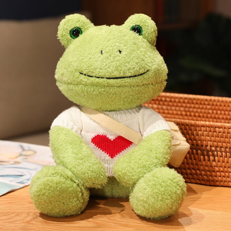 Cute Green Frog Plush Doll - TOY-PLU-76308 - Yangzhoumuka - 42shops