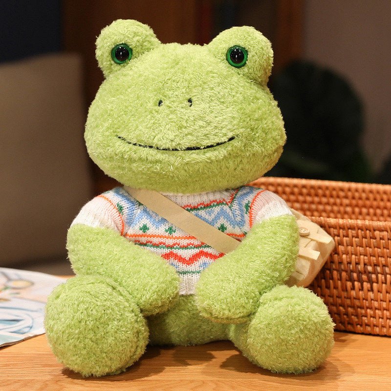 Cute Green Frog Plush Doll - TOY-PLU-76309 - Yangzhoumuka - 42shops