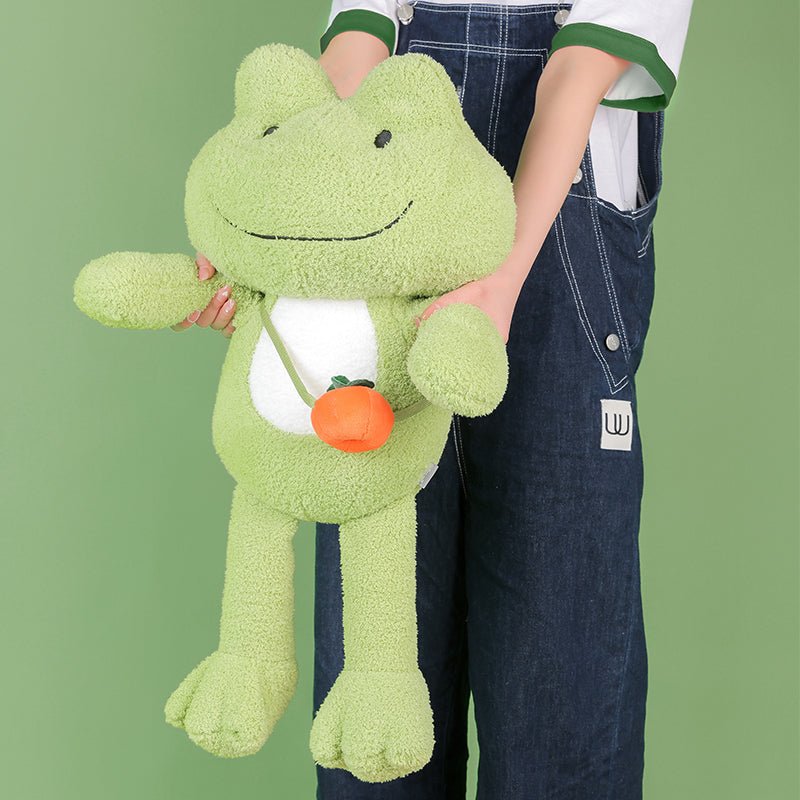 Cute frog stuffed best sale animal