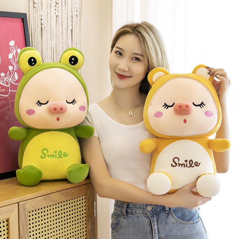 Cute Pig Plush Toy Stuffed Piggy Plushie Doll - TOY-PLU-90307 - Baigouxinchengshaqufang - 42shops