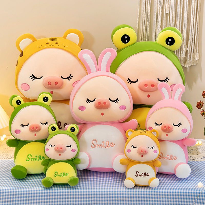 Cute Pig Plush Toy Stuffed Piggy Plushie Doll - TOY-PLU-90301 - Baigouxinchengshaqufang - 42shops