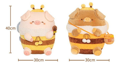 Cute Pink Bee Pig Plush Toys - TOY-PLU-12202 - waiguachupin - 42shops