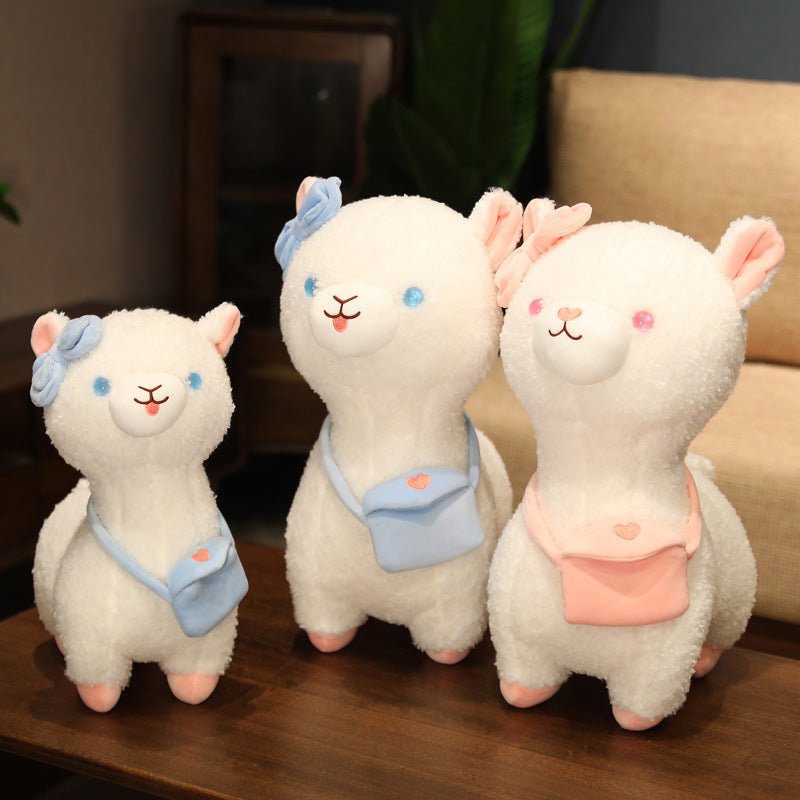 Cute Pink Blue Alpaca Plush Toy - TOY-PLU-98101 - Yangzhoukabusha - 42shops