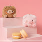 Cute Pink Brown Pig Plush Keychain - TOY-ACC-14602 - Waigua chupin - 42shops
