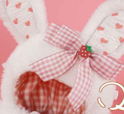 Cute Pink Cotton Doll Bunny Coffee Bag 8342:455291