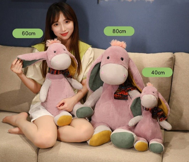 Cute Pink Donkey Stuffed Animal Plush Toys - TOY-PLU-30004 - Haoweida toy - 42shops