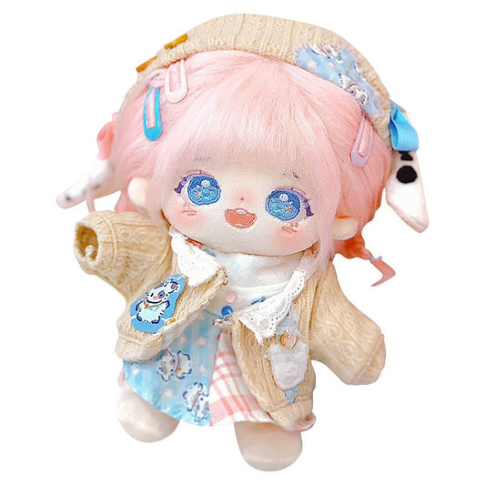 Cute Pink Little Fox Cotton Doll 2608:35073