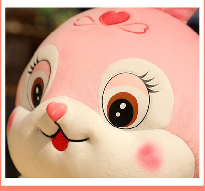 Cute Pink Red Yellow Bunny Plush Toy - TOY-PLU-41707 - Hanjiangquqianyang - 42shops 5104:6569