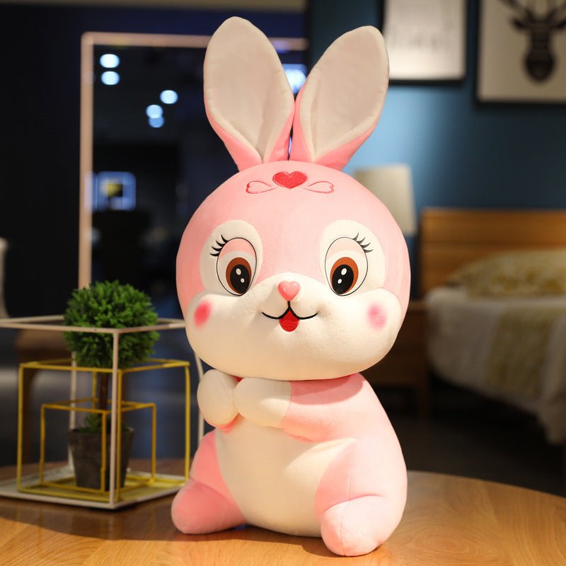 Cute Pink Red Yellow Bunny Plush Toy - TOY-PLU-41701 - Hanjiangquqianyang - 42shops