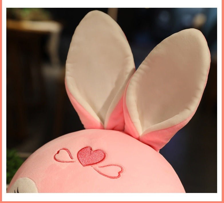 Cute Pink Red Yellow Bunny Plush Toy - TOY-PLU-41707 - Hanjiangquqianyang - 42shops