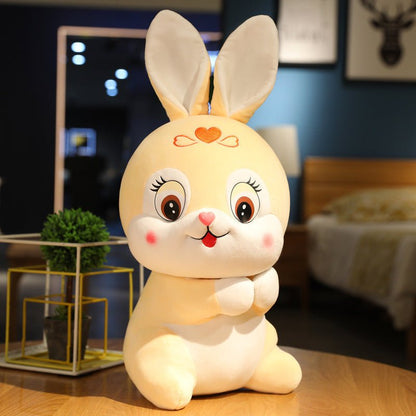 Cute Pink Red Yellow Bunny Plush Toy - TOY-PLU-41707 - Hanjiangquqianyang - 42shops (yellow) 5104:6565