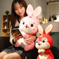 Cute Pink Red Yellow Bunny Plush Toy - TOY-PLU-41701 - Hanjiangquqianyang - 42shops